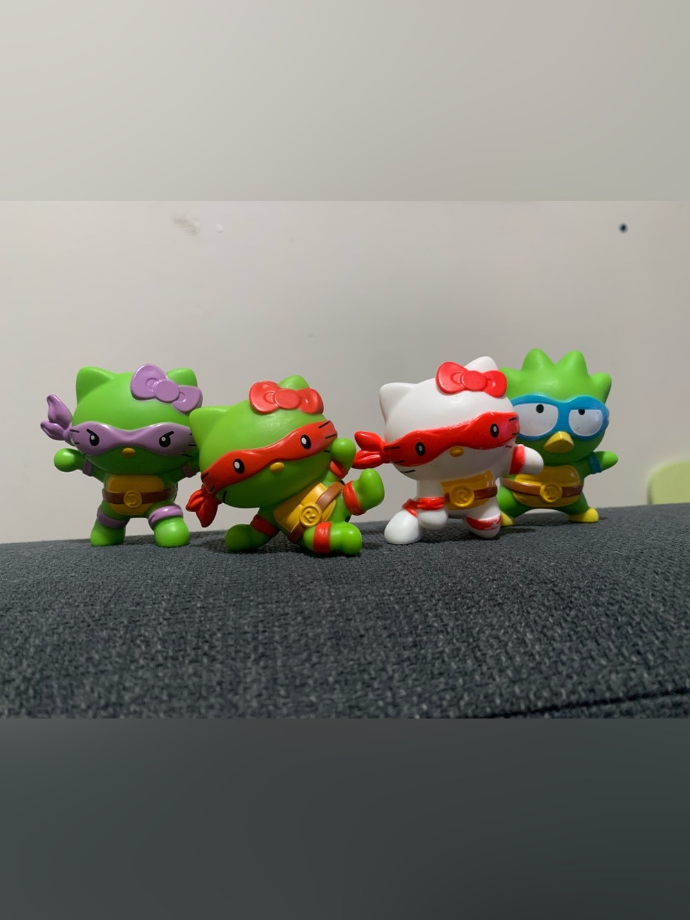 McDonald’s Hello Kitty x TMNT Happy Meal Toy Lot Of 4
